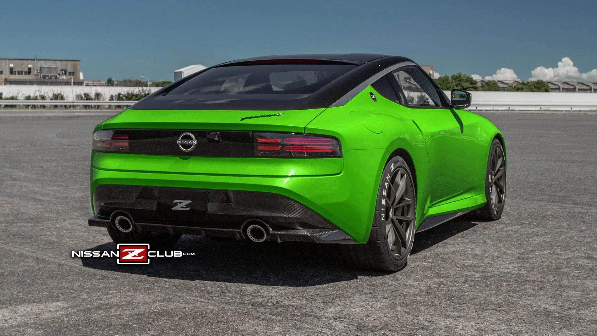 400Z Colors Simulated 400ZClub-Proto-Green_Rear.jpg