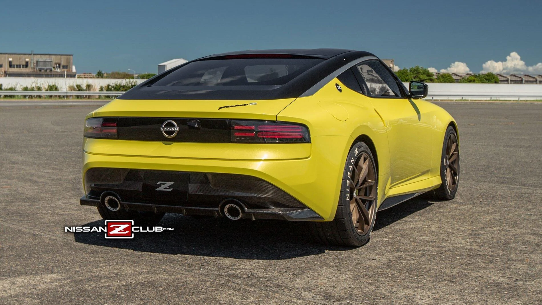 400Z Colors Simulated 400ZClub-Proto-Yellow_Rear.webp