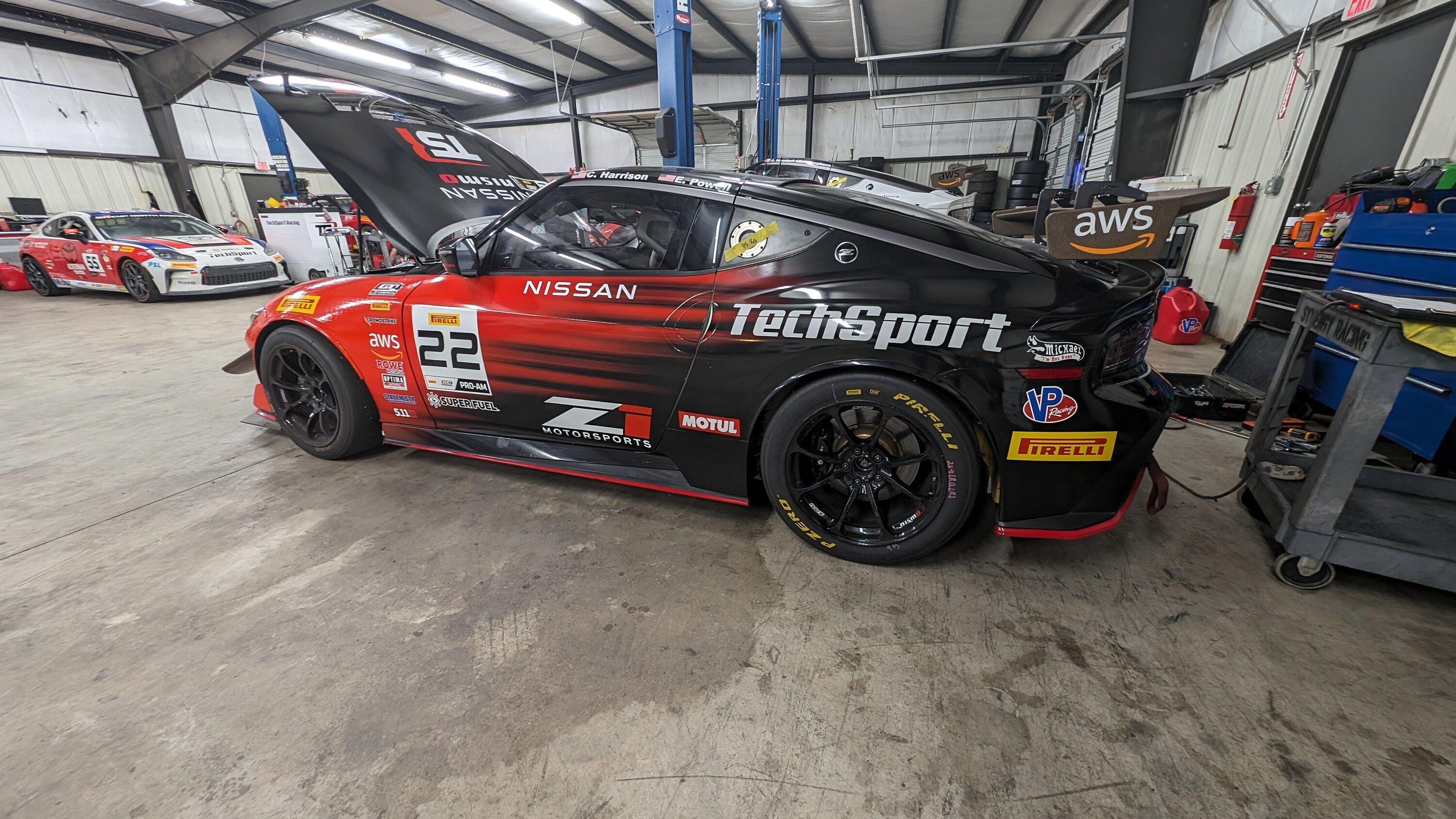 My visit to Techsport Racing to see the Z NISMO GT4 | 2023+ Nissan