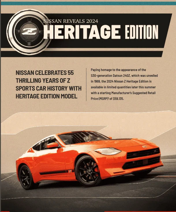 SCOOP! Special Heritage Edition 2024 Z | 2023+ Nissan Z Forum