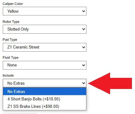 Z1 2023+ Nissan Z Forged Street Big Brake Upgrade (Front & Rear