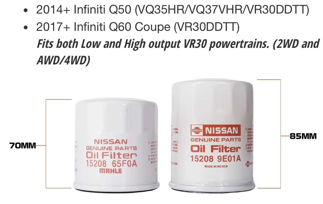 Z Oil Filter Japan Made | 2023+ Nissan Z Forum, Community, Owners