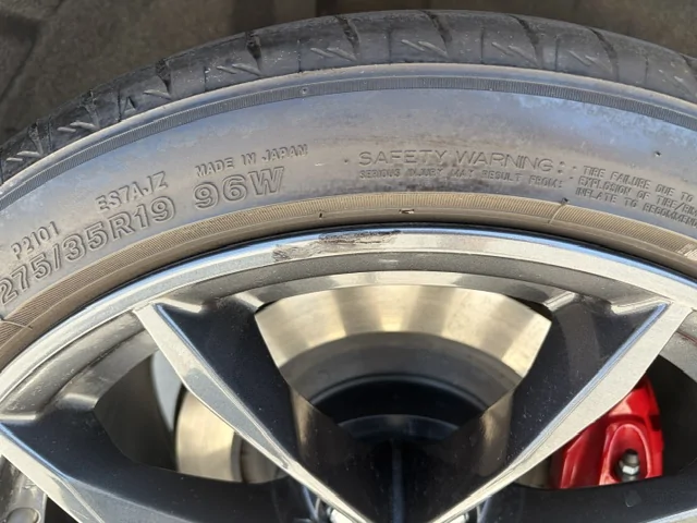 Passenger rear wheel scuff.webp