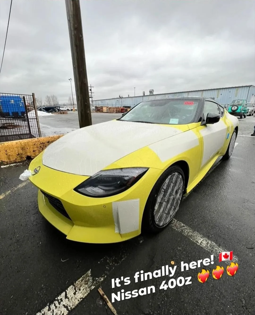 Ikazuchi Yellow Z spotted at docks in British Columbia | 2023+