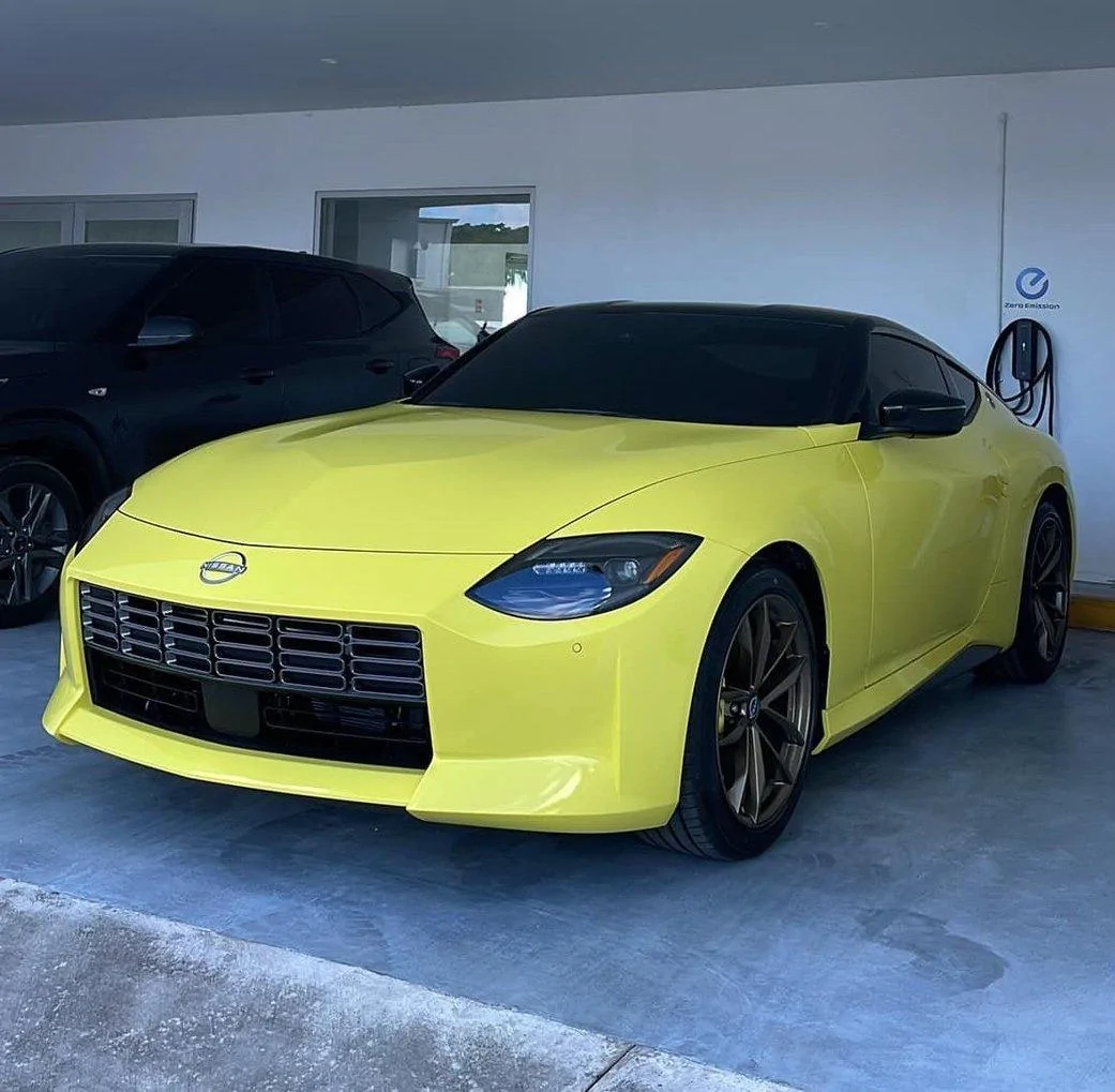 2023 Nissan Z Ikazuchi Yellow window tint.webp