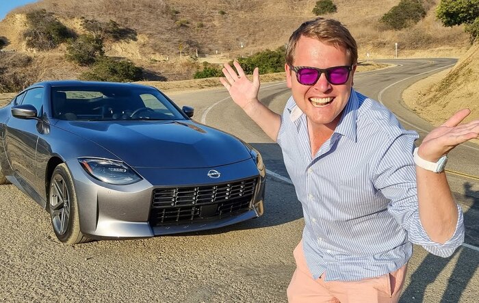 Shmee drives the base model Z.