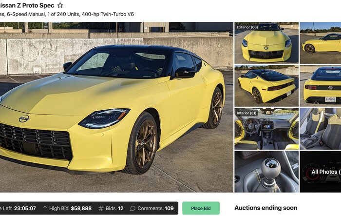Nissan Z Proto Spec on Cars and Bids