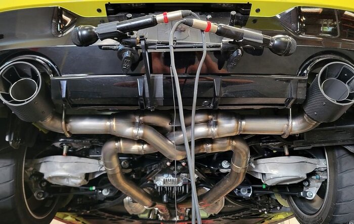 Borla is testing their new Z exhaust.