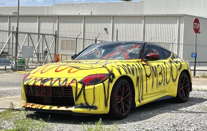 The Mystery Behind Those Spray-Painted Nissan Z And Frontiers Is Finally Solved