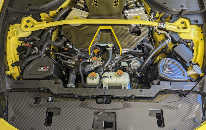 Playing dress ups with the engine.
