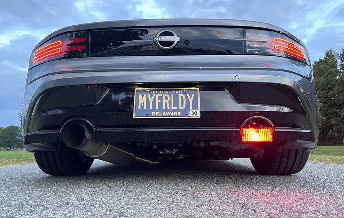 Took it back to 90’s JDM -- single exhaust + Raybrig R0-41 rear fog light