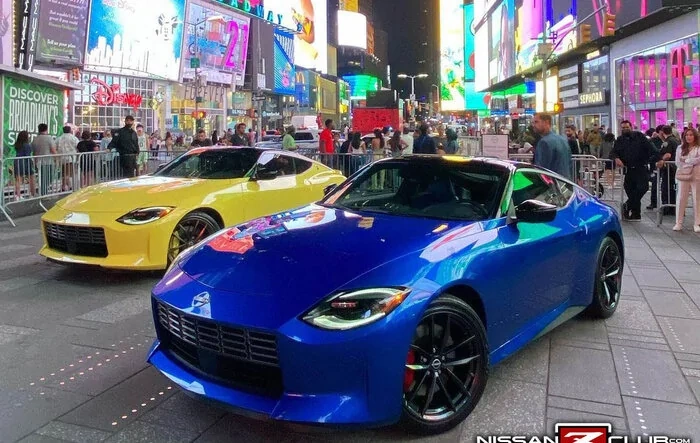 2023 Nissan Z out in public in Times Square