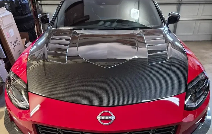 Varis CF Hood Installed